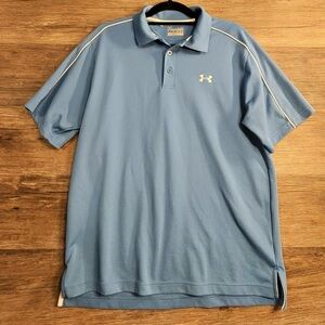 Under Armour Men's Polo Golf in Light Blue